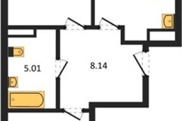 Фото №1: 2-комнатная квартира 59 м², 3/8 эт. - Северская, мкр. ЖК Цветной Бульвар,