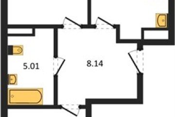 Фото №1: 2-комнатная квартира 59 м², 7/8 эт. - Северская, мкр. ЖК Цветной Бульвар,