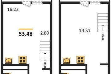 Фото №1: 1-комнатная квартира 54 м², 7/8 эт. - Северская, мкр. ЖК Цветной Бульвар,