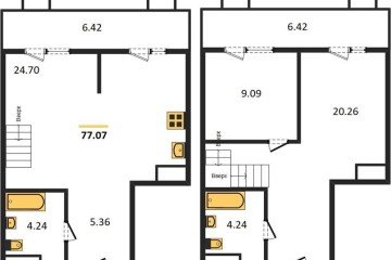 Фото №1: 2-комнатная квартира 78 м², 7/8 эт. - Северская, мкр. ЖК Цветной Бульвар,