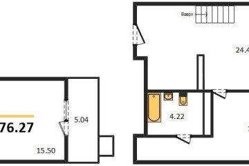 Фото №1: 2-комнатная квартира 76 м², 7/8 эт. - Северская, мкр. ЖК Цветной Бульвар,