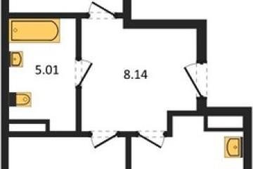 Фото №1: 2-комнатная квартира 58 м², 3/8 эт. - Северская, мкр. ЖК Цветной Бульвар,