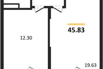 Фото №1: 1-комнатная квартира 45 м², 2/8 эт. - Северская, мкр. ЖК Цветной Бульвар,