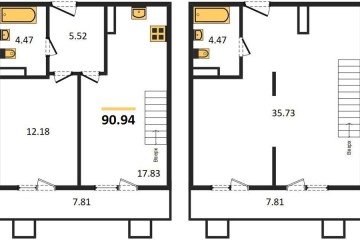 Фото №1: 2-комнатная квартира 90 м², 7/8 эт. - Северская, мкр. ЖК Цветной Бульвар,