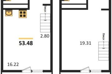 Фото №1: 1-комнатная квартира 53 м², 7/8 эт. - Северская, мкр. ЖК Цветной Бульвар,