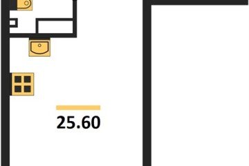 Фото №1: Студия 25 м², 7/9 эт. - Краснодар, мкр. Парк Победы,
