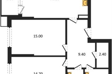 Фото №1: 2-комнатная квартира 70 м², 5/18 эт. - Краснодар, мкр. Парк Победы,
