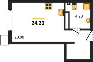 Фото №1: Студия 24 м², 10/18 эт. - Краснодар, мкр. Парк Победы,