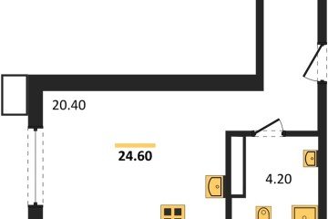 Фото №1: Студия 24 м², 14/18 эт. - Краснодар, мкр. Парк Победы,