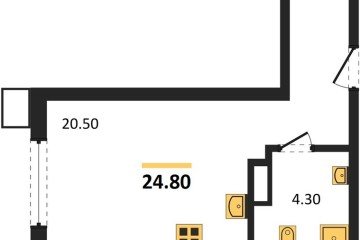 Фото №1: Студия 24 м², 9/18 эт. - Краснодар, мкр. Парк Победы,