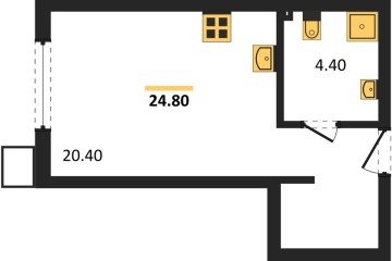 Фото №1: Студия 24 м², 2/18 эт. - Краснодар, мкр. Парк Победы,