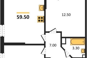 Фото №1: 2-комнатная квартира 59&nbsp;м², 9/18&nbsp;эт. - Краснодар, мкр. Парк Победы, 