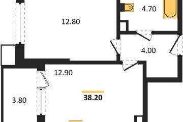 Фото №1: 1-комнатная квартира 38 м², 8/18 эт. - Краснодар, мкр. Парк Победы,