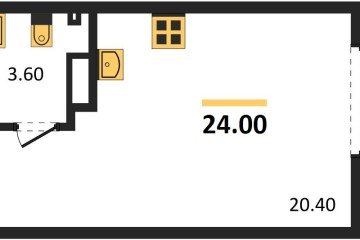 Фото №1: Студия 24 м², 7/18 эт. - Краснодар, мкр. Парк Победы,