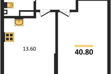 Фото №1: 1-комнатная квартира 40 м², 4/9 эт. - Краснодар, мкр. Парк Победы,
