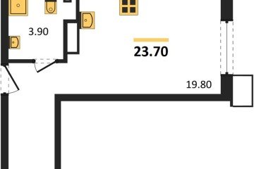 Фото №1: Студия 23 м², 5/18 эт. - Краснодар, мкр. Парк Победы,