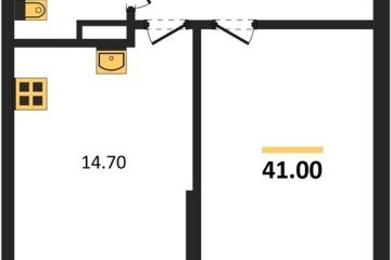 Фото №1: 1-комнатная квартира 41 м², 9/18 эт. - Краснодар, мкр. Парк Победы,