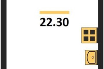 Фото №1: Студия 22 м², 2/18 эт. - Краснодар, мкр. Парк Победы,