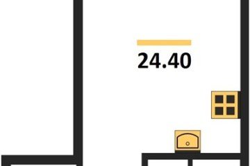 Фото №1: Студия 24 м², 6/18 эт. - Краснодар, мкр. Парк Победы,