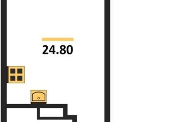 Фото №1: Студия 24 м², 8/18 эт. - Краснодар, мкр. Парк Победы,