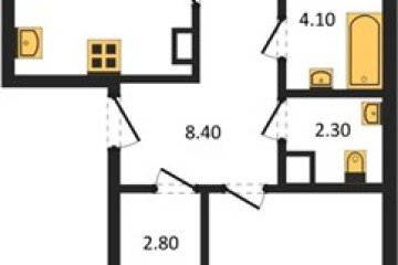 Фото №1: 2-комнатная квартира 72 м², 7/18 эт. - Краснодар, мкр. Парк Победы,