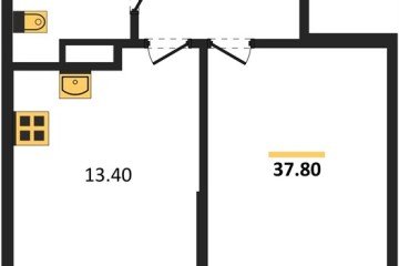 Фото №1: 1-комнатная квартира 37 м², 8/18 эт. - Краснодар, мкр. Парк Победы,
