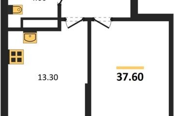 Фото №1: 1-комнатная квартира 37 м², 11/18 эт. - Краснодар, мкр. Парк Победы,