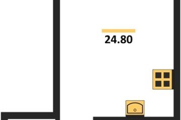 Фото №1: Студия 24 м², 2/18 эт. - Краснодар, мкр. Парк Победы,