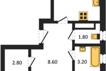 Фото №1: 2-комнатная квартира 67 м², 11/18 эт. - Краснодар, мкр. Парк Победы,