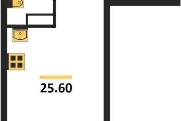 Фото №1: Студия 25 м², 4/18 эт. - Краснодар, мкр. Парк Победы,