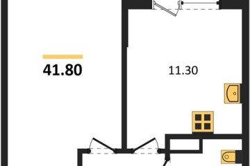 Фото №1: 1-комнатная квартира 41 м², 8/18 эт. - Краснодар, мкр. Парк Победы,