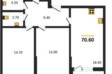 Фото №1: 2-комнатная квартира 70 м², 2/18 эт. - Краснодар, мкр. Парк Победы,