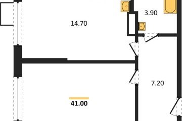 Фото №1: 1-комнатная квартира 41 м², 9/18 эт. - Краснодар, мкр. Парк Победы,