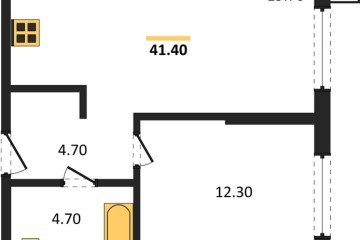 Фото №1: 1-комнатная квартира 41 м², 2/18 эт. - Краснодар, мкр. Парк Победы,