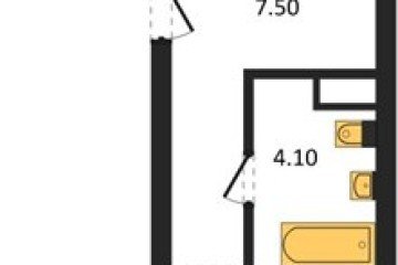 Фото №1: 1-комнатная квартира 48 м², 8/18 эт. - Краснодар, мкр. ЖК Первое Место, ул. Виктора Казанцева, 1.2лит1