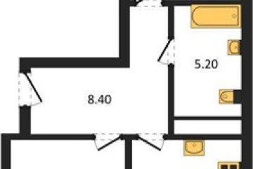 Фото №1: 2-комнатная квартира 67 м², 5/18 эт. - Краснодар, мкр. ЖК Первое Место, ул. Виктора Казанцева, 1.2лит1