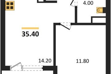 Фото №1: 1-комнатная квартира 37 м², 9/18 эт. - Краснодар, мкр. ЖК Первое Место, ул. Виктора Казанцева, 1.2лит2