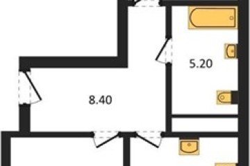 Фото №1: 2-комнатная квартира 67 м², 12/18 эт. - Краснодар, мкр. ЖК Первое Место, ул. Виктора Казанцева, 1.2лит2