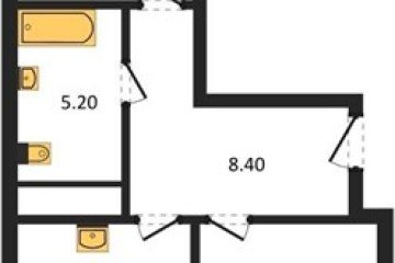 Фото №1: 2-комнатная квартира 67 м², 7/18 эт. - Краснодар, мкр. ЖК Первое Место, ул. Виктора Казанцева, 1.2лит2