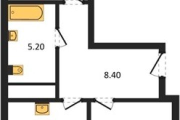 Фото №1: 2-комнатная квартира 67 м², 8/18 эт. - Краснодар, мкр. ЖК Первое Место, ул. Виктора Казанцева, 1.2лит2