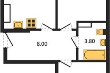 Фото №1: 2-комнатная квартира 63 м², 9/9 эт. - Краснодар, мкр. жилой комплекс Лето, ул. Западный Обход, 50