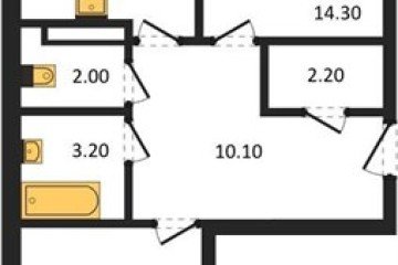 Фото №1: 2-комнатная квартира 62 м², 2/9 эт. - Краснодар, мкр. жилой комплекс Лето, ул. имени Генерала Корнилова, 1к3