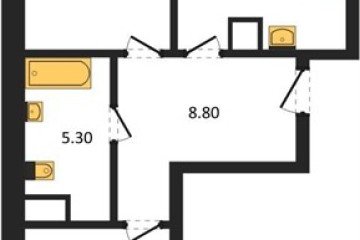 Фото №1: 2-комнатная квартира 64 м², 5/18 эт. - Краснодар, мкр. ЖК Первое Место,