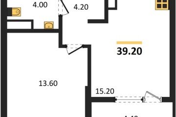 Фото №1: 1-комнатная квартира 41 м², 11/18 эт. - Краснодар, мкр. ЖК Первое Место,