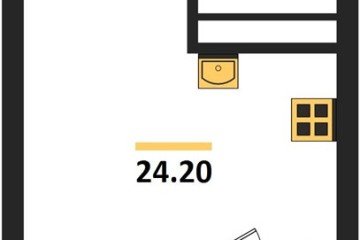Фото №1: Студия 25 м², 7/18 эт. - Краснодар, мкр. ЖК Первое Место,