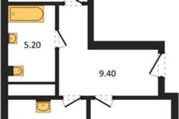 Фото №1: 2-комнатная квартира 67 м², 3/18 эт. - Краснодар, мкр. ЖК Первое Место,