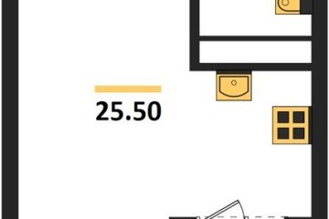 Фото №1: Студия 26 м², 12/18 эт. - Краснодар, мкр. ЖК Первое Место,