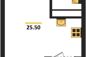 Фото №1: Студия 26 м², 14/18 эт. - Краснодар, мкр. ЖК Первое Место,