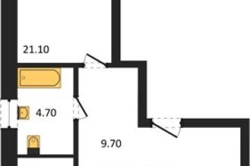 Фото №1: 2-комнатная квартира 69 м², 4/18 эт. - Краснодар, мкр. ЖК Первое Место,