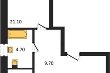 Фото №1: 2-комнатная квартира 69 м², 10/18 эт. - Краснодар, мкр. ЖК Первое Место,